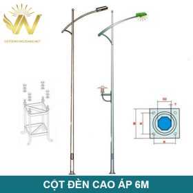 cột đèn đường cao 6m