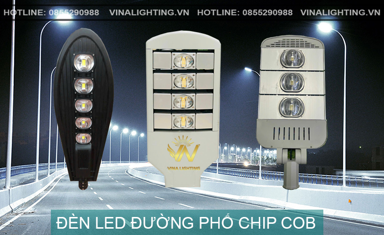 Mẫu Đèn LED đường phố chip COB