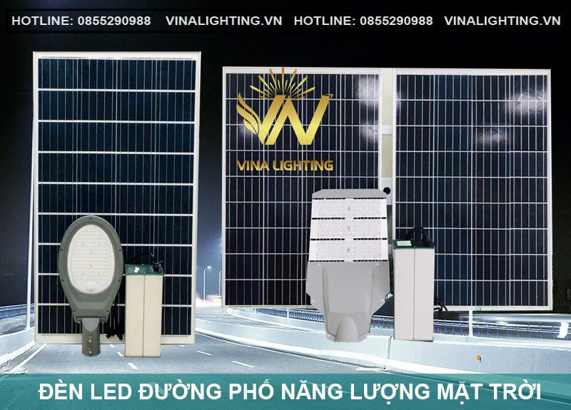 Mẫu đèn LED đường phố năng lượng mặt trời